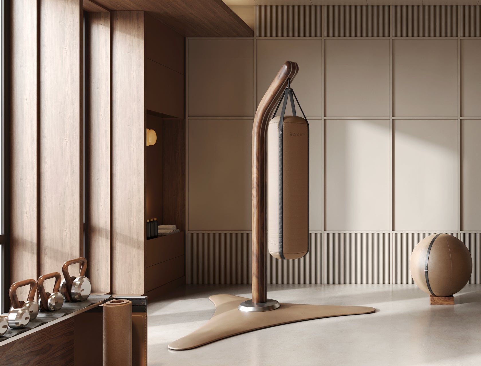 RAXA™ STAND | LUXURIOUS FREE-STANDING BOXING BAG STAND