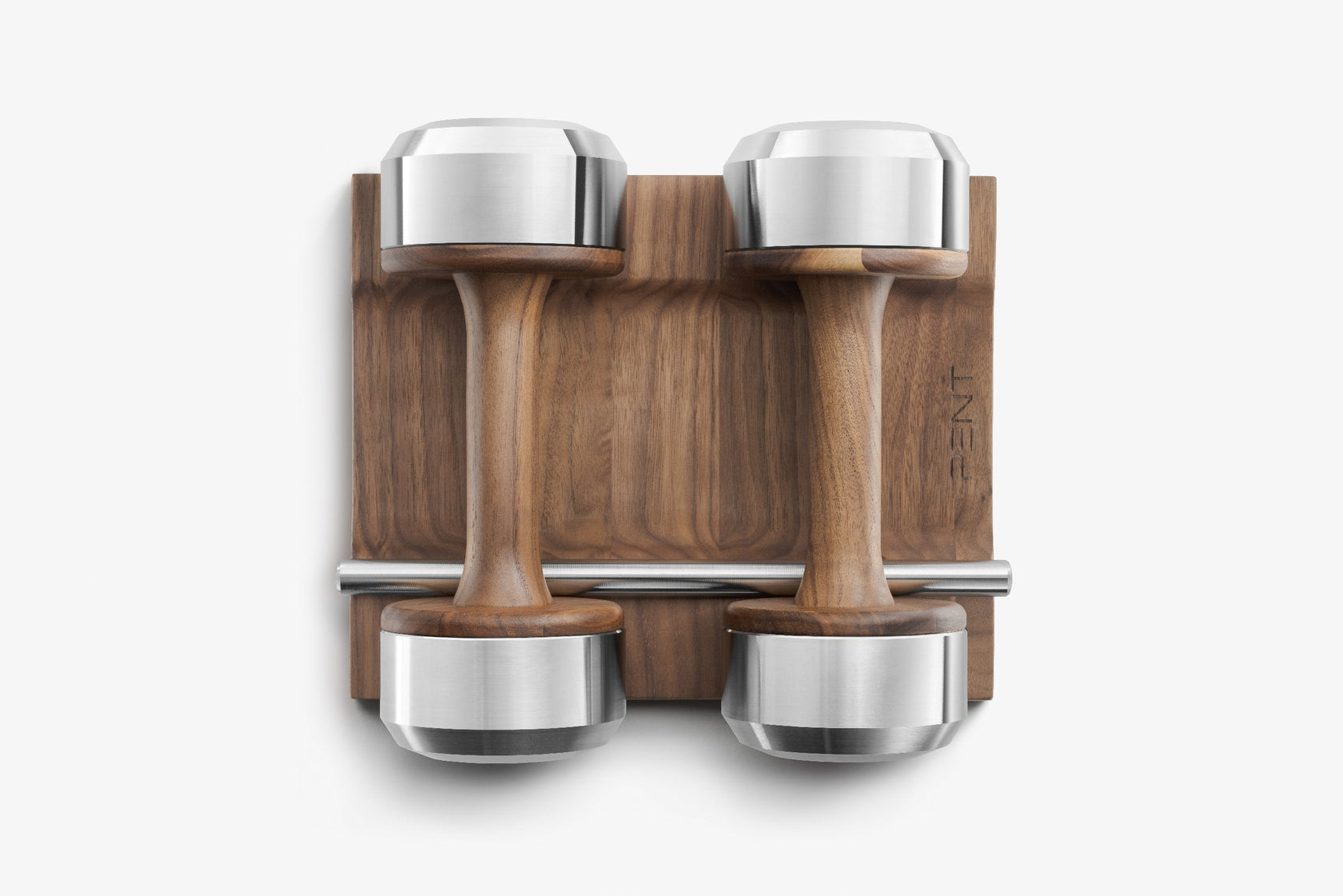 COLMIA™ DUMBBELLS PAIR WITH WOODEN STAND